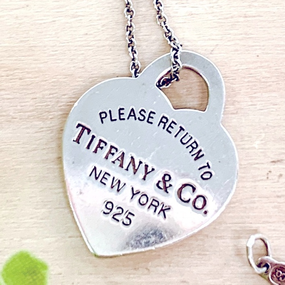 Tiffany Silver Heart Necklace - Picture 1 of 7
